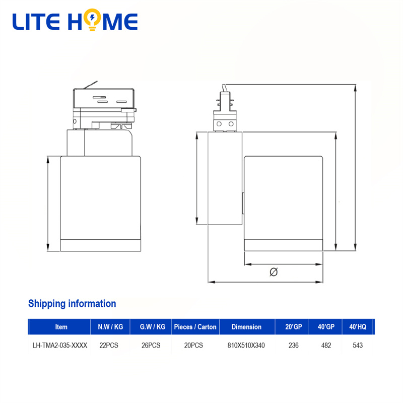 led spotlight ceiling 35W