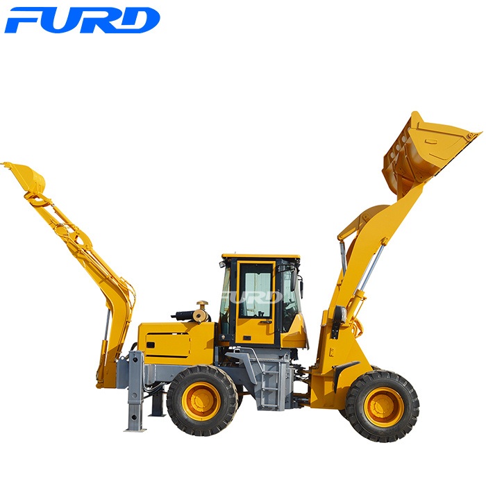 De extremidade frontal de alta qualidade 4x4 Roda de retroescência da roda Mini Backhoe Loader Fwz15-26