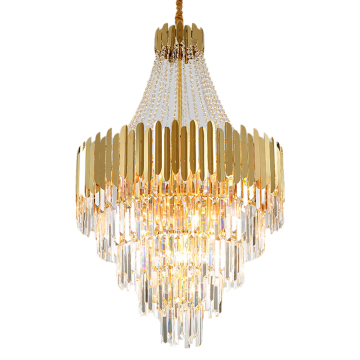 Custom Classic Style Empire Basket Chandelier Ceiling Luxury Drop Light Crystal LED Empire Chandelier Light