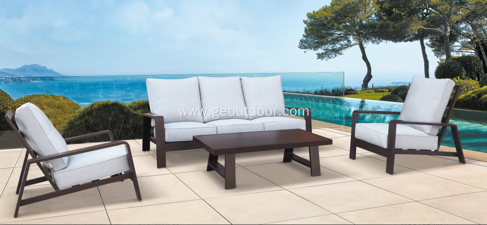 4pcs popular heat transfer aluminum base sofa