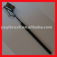 Designer eyebrow comb and lash brush