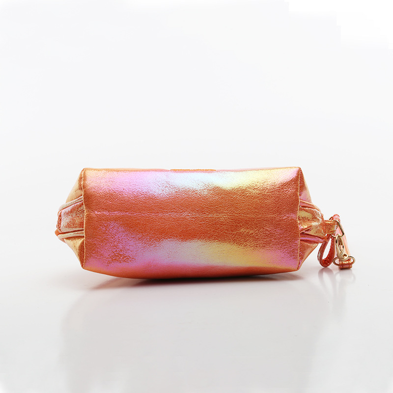 Custom Waterproof Pu Leather Mermaid Make Up Gift Travel Pink Toiletry Bag Private Label Fashion Cosmetic Makeup Bags Women