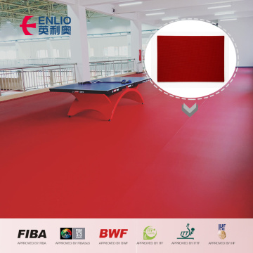 Table tennis flooring with ITTF certificate