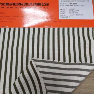 RAYON POLY STRIPE