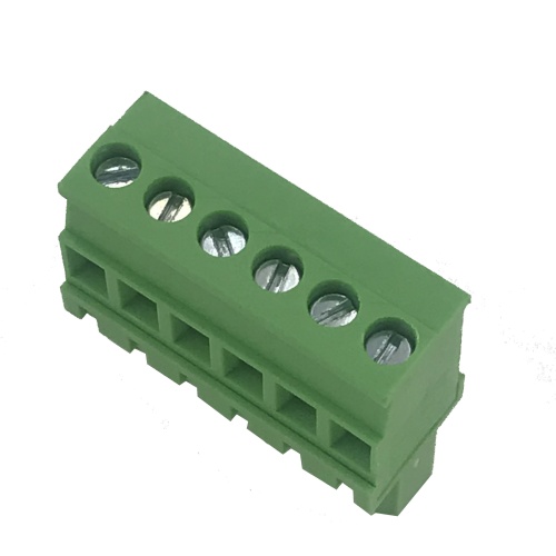 straight angle Pluggable female terminal block connector