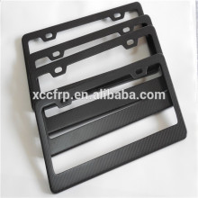 100% carbon fiber US car license plate frames