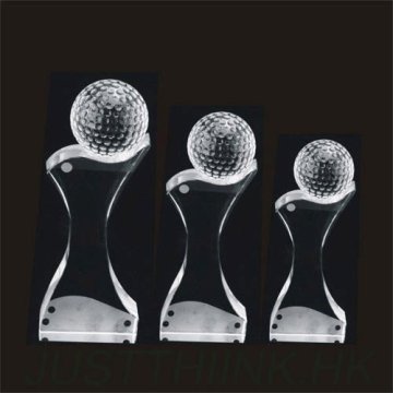 Elegant Crystal Golf Trophy FZ-HG-XF1010