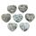 Love Heart Crystal Stones 0.8 Inch Worry Palm Pocket Healing Chakra