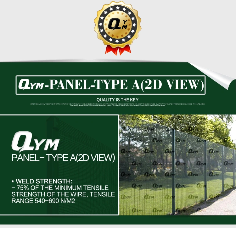 76*12.7mm Crews Easy Install 358 Security Fence