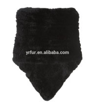 YR823B Women Knitted Rabbit Fur Neckwear 2015