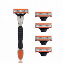 USA Imported Triple Blade Men's Razor with Blade Refills