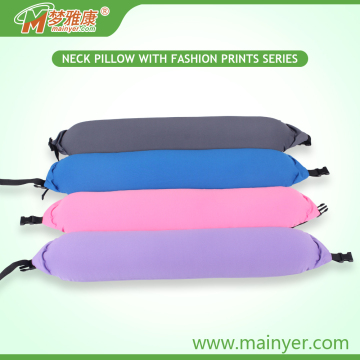 2016 Hot Selling Pure Color Microbeads Travel Pillow Filled Cushion