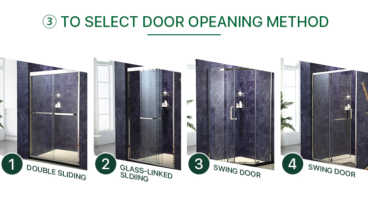 Superior Quality Small Complete Shower Room glass door Partition