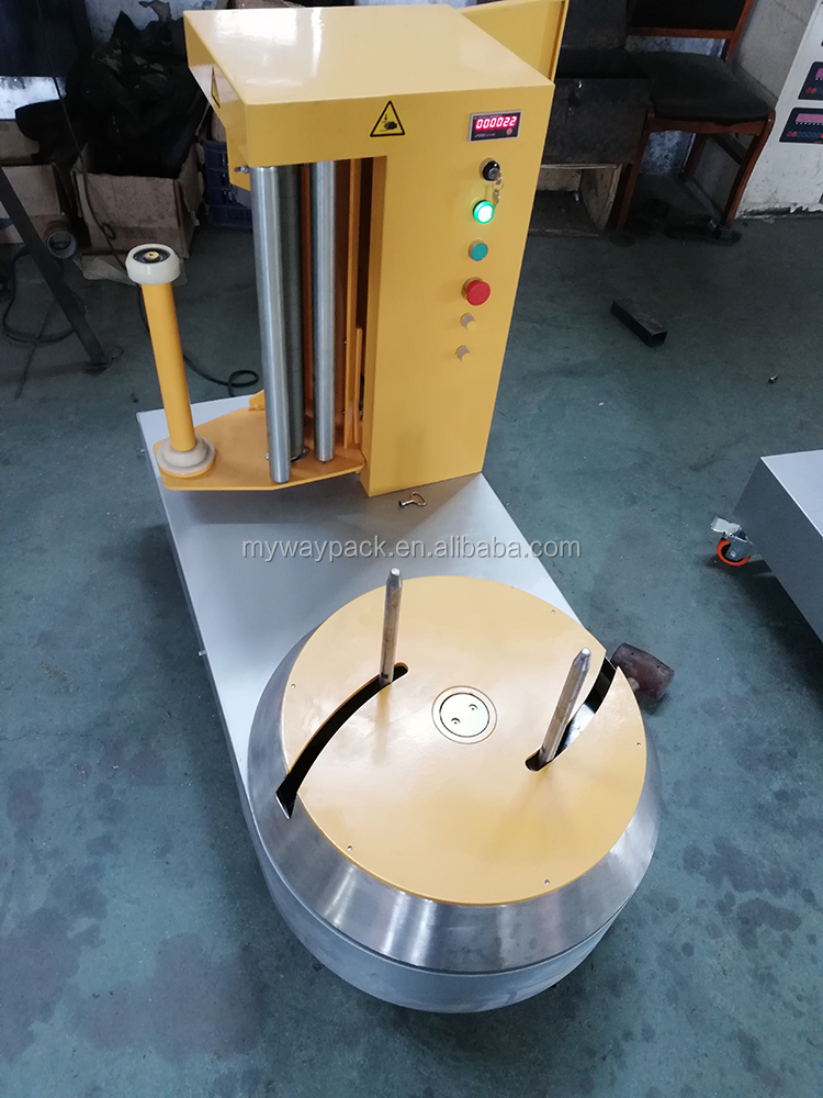 Hot sale Airport baggage wrapping machine for protecting baggage from Myway Machinery