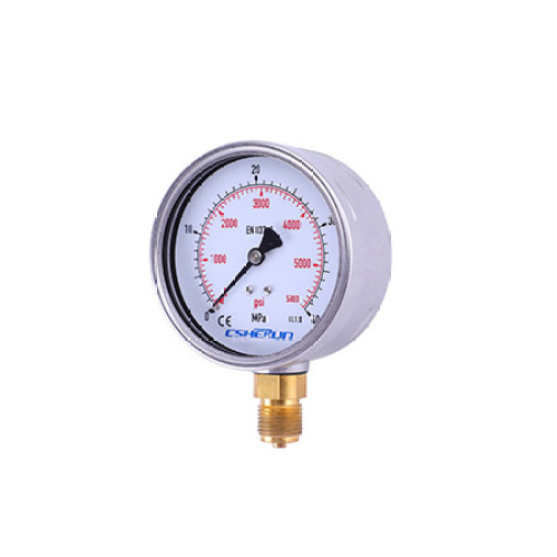 Thermomètre bimétal à cadran industriel WSS 3 "avec fil 3 / 4NPT
