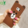 Caso de telefone celular 3D Silicone Bear Design 3D