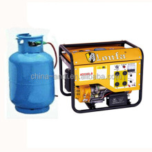 Small 170F 3kW Home Use Portable Propane Gas Generator