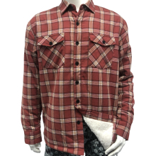 Wholesale Heavy Cotton Flannel Jacket with Fleece - Latest Design