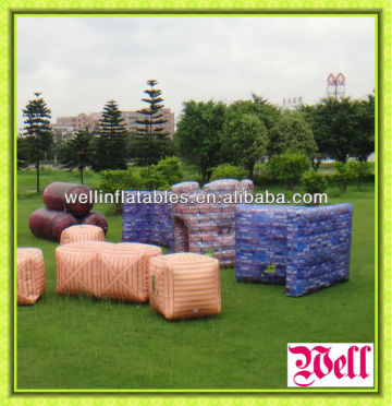 cheap and funny inflatable paintball air field