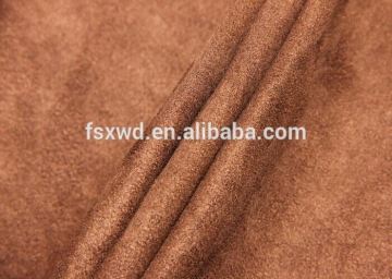 100%Polyester suede fabric weft suede for sofa
