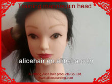 Wholesale price human hair styling training head