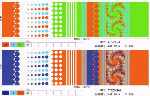 polyester circle pigment  printed fabric