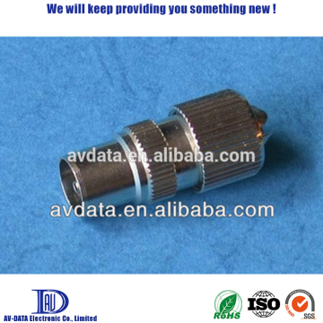 TV COAXIAL PLUG, SHIELDED type