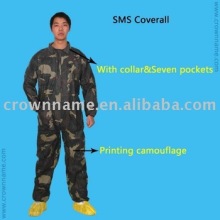 nonwoven military protective coveralls