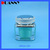 ACRYLIC SQUARE JAR WITH ROUND CAP PACKAGING,SQUARE JAR WITH ROUND CAP