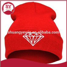 2016 fashionable design custom cotton knitted beanie