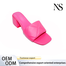 Vibrant Pink Mules for Summer Elegance