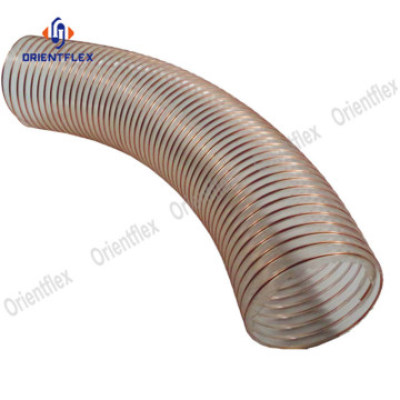 Dust collecting polyurethane hose