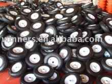 semi-pneumatic rubber wheel