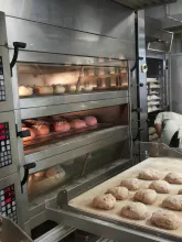 Electric Countertop Double Chamber Deck Entry Max Series Pizza Oven Countertop Double Pizza / Snack Oven