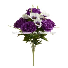 Wedding decorations artificial silk rose bush flower for vase arrangements