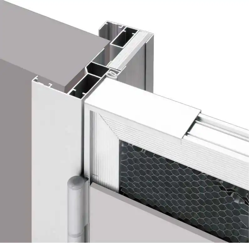 Aluminum Jamb Home Interior Melamine MDF Door