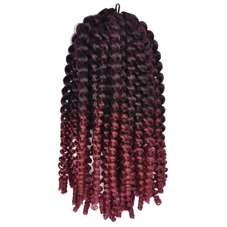 New Product Crochet Hair water wave crochet twist spring extension braid curly synthetic white butterfly braiding hair crochet