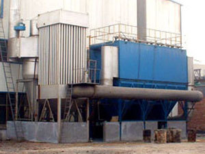 Medium frequency furnace deduster