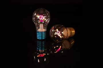 Love filament rechargeable LED light bulbs