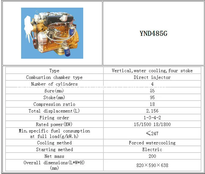 15kw Electric Power Yangdong Engine Diesel Generator Set Stamford Leroy Somer