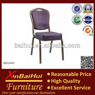 BH-L8089 Purple color Stackable used banquet chairs