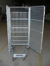 Security nesting mesh roll container