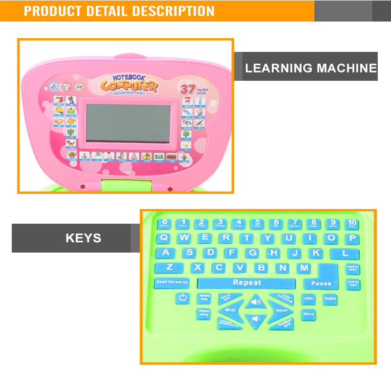 Plastic Kids Laptop Computers