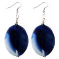 Natural Gemstone Agate Earring