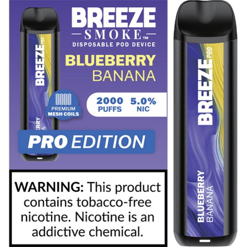 Breeze Pro Disposable Vape Pen 2000 Puffs