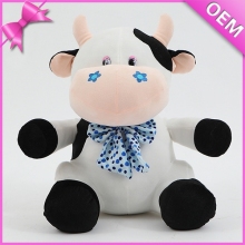 oem promotional gift cow stuffed animal toys, milka cow plush toys