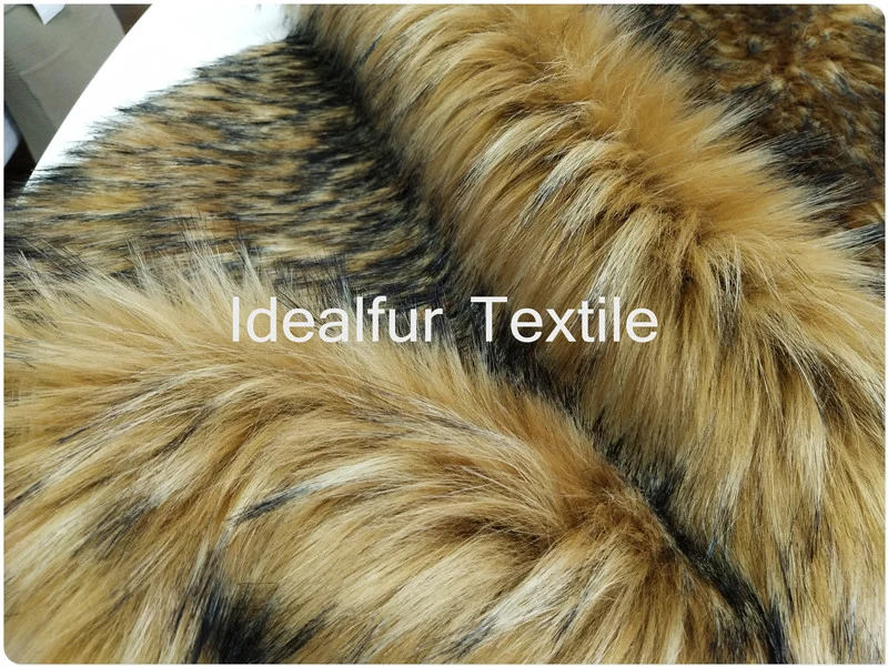 2018 Factory Directly High Pile Raccon Fake Fur Fabric
