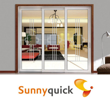 PVC sliding doors with internal blinds