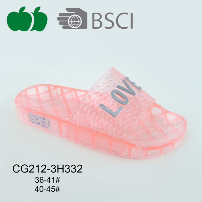 women jelly pvc slippers