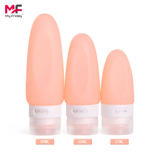 FDA Shampoo Tube Silicone Travel Refillable Bottles